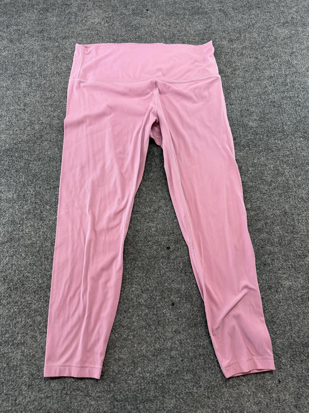 Lululemon Align Ribbed High-Rise Pant 25" Velvet Dust Size 14